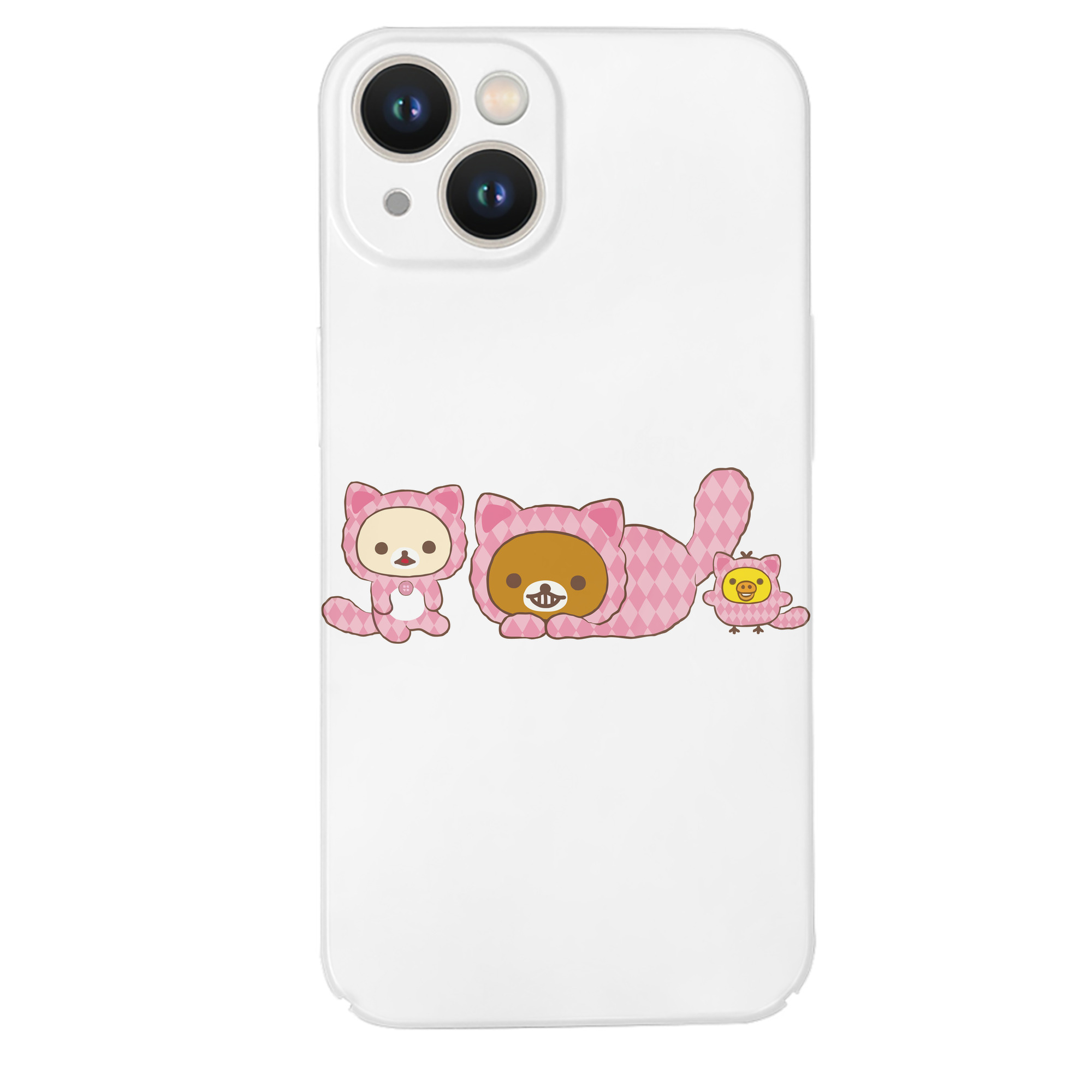 （画像用） リラックマ リラックマ キイロイトリ Rilakkuma Korilakkuma Kiiroitori 【iPhone 14シリーズ対応】ハードケース